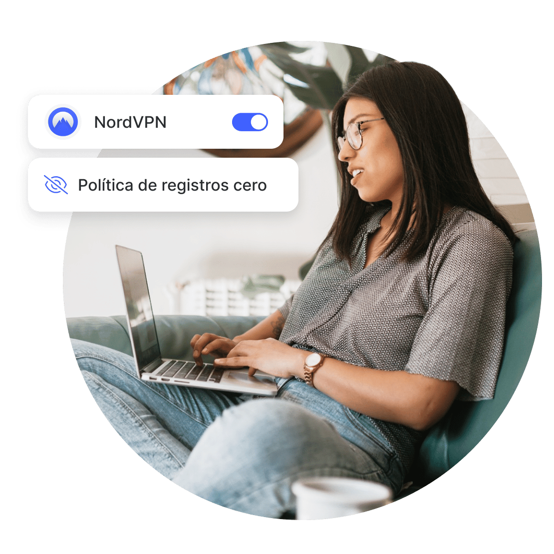 Navegar por internet en privado con la politica de registro cero de NordVPN