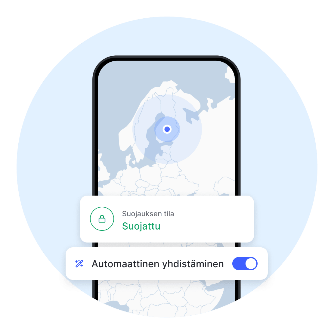 Laitesuojaus NordVPN:n automaattisen yhdistämisen ominaisuudella