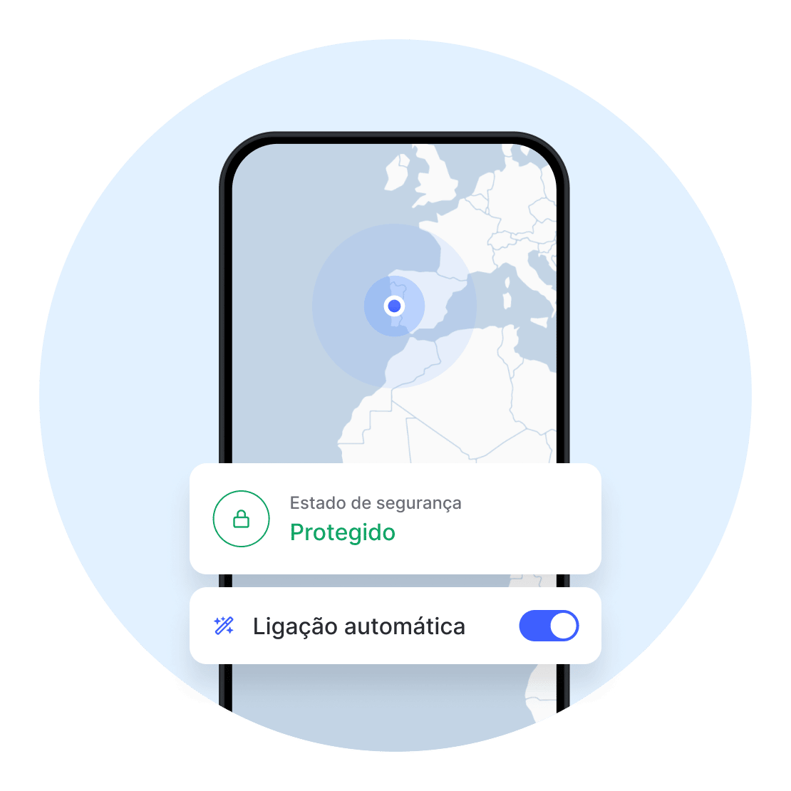 Proteção do dispositivos com a funcionalidade de ligação automática da NordVPN